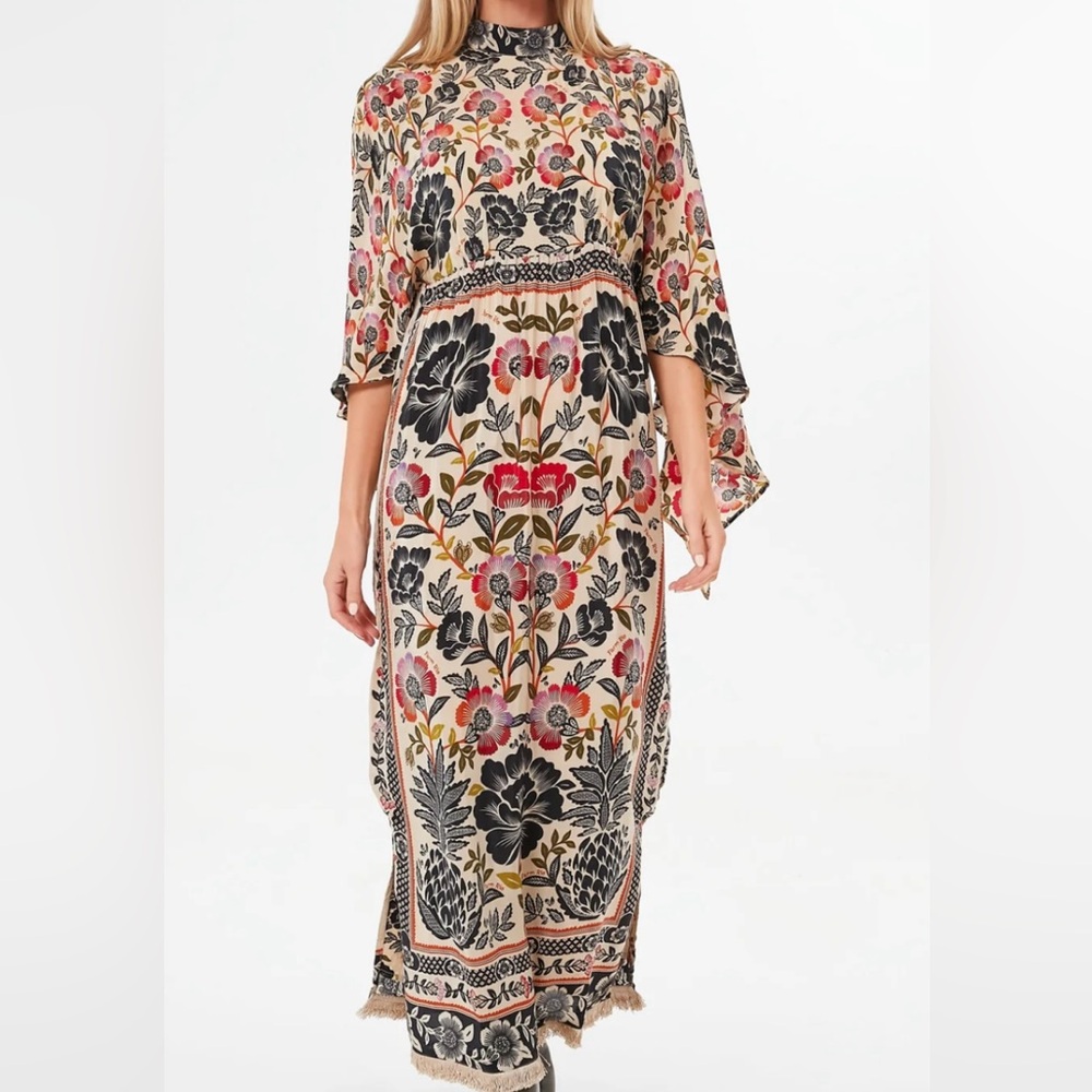 Farm Rio Romantic Garden Maxi Dress, M